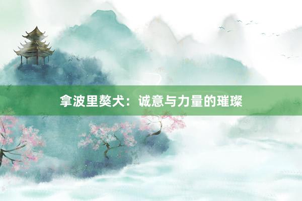 拿波里獒犬:诚意与力量的璀璨